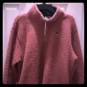 Pink Sherpa oversized jacket